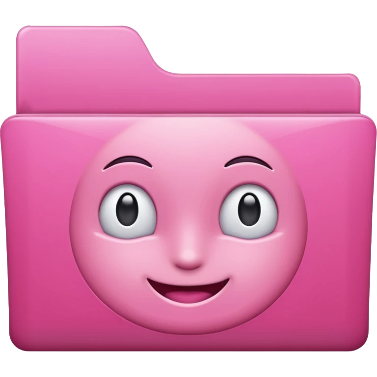 mix pink forward facing folder emoji