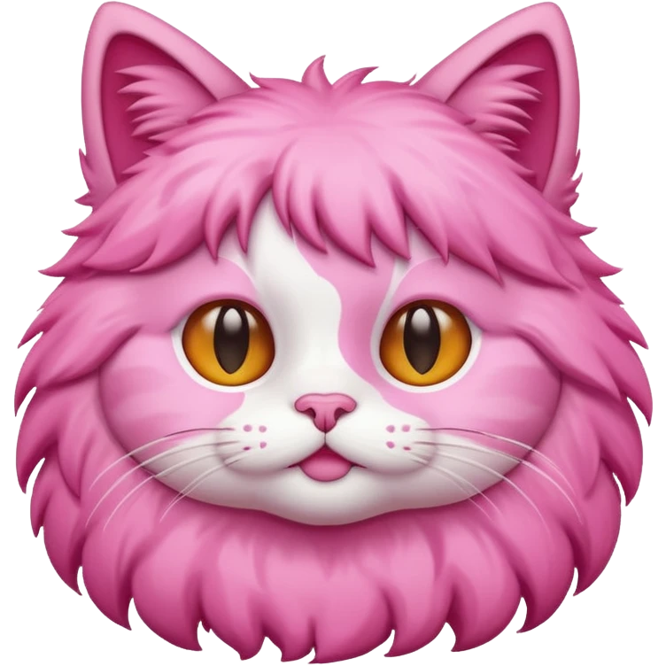 Pink cat emoji
