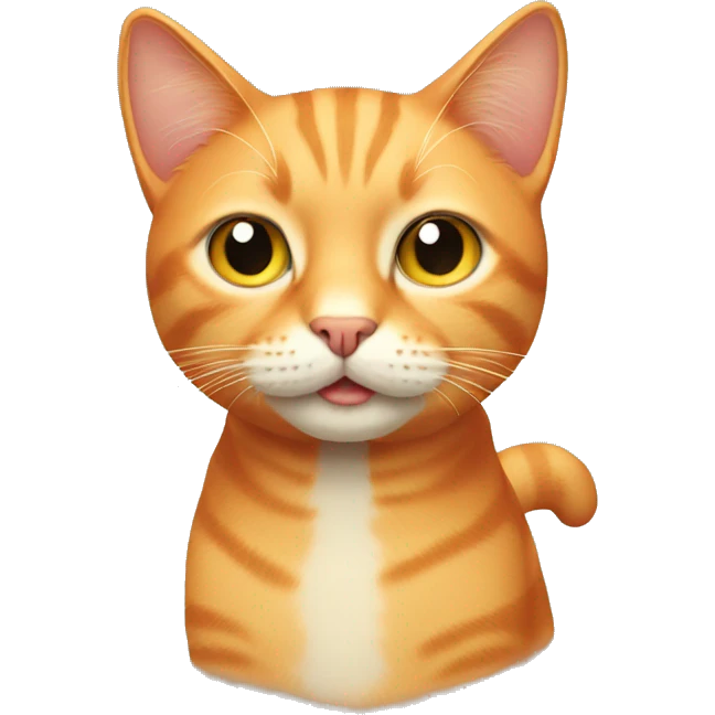 Light orange cat emoji