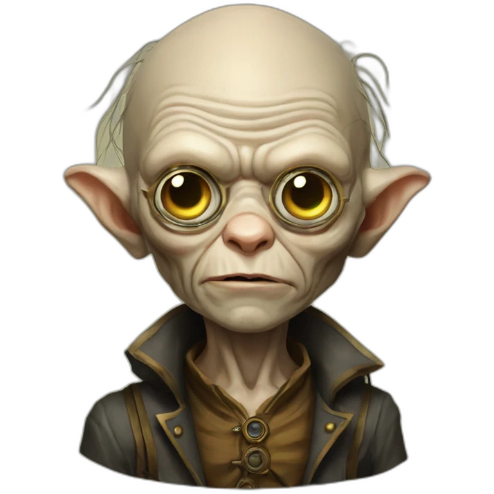Gollum steampunk emoji