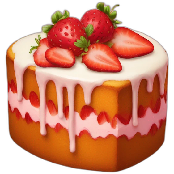 strawberry poundcake emoji