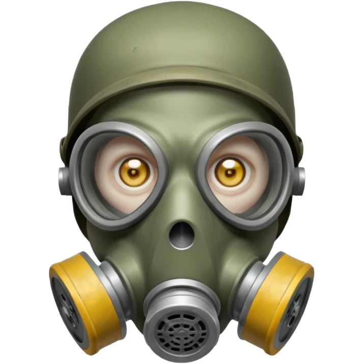 Zombie in gas masks emoji
