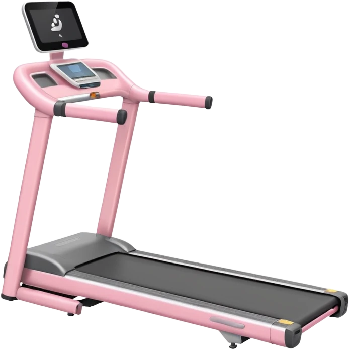 Create a pastel pink treadmill  emoji