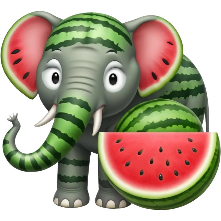 Watermelon 67 elephant emoji