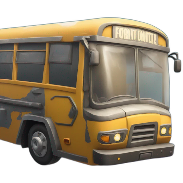 Fortnite bus emoji