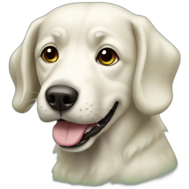 Chien vert emoji