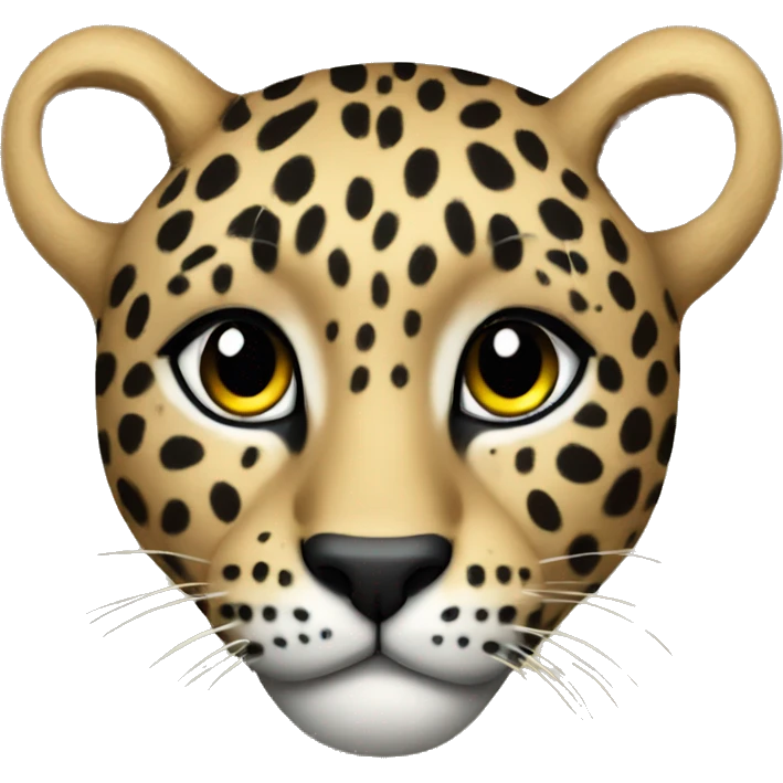 Leopard heart emoji