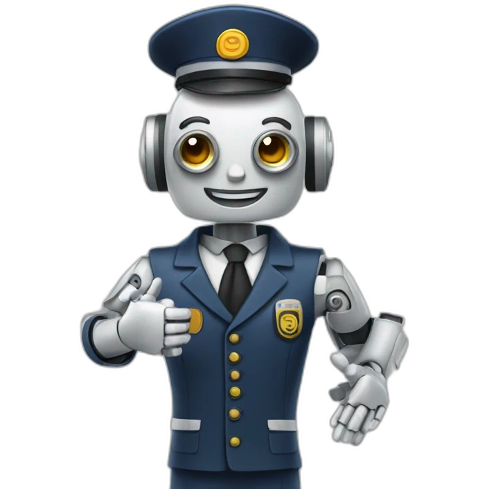 stationmaster robot emoji