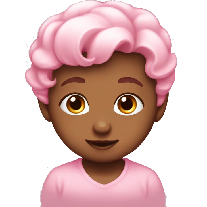 Cute baby pink heart emoji