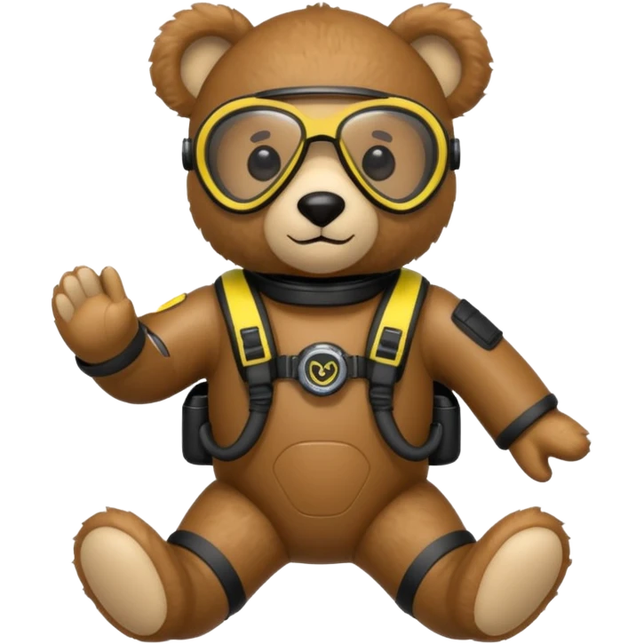 Teddy Bear Scuba emoji