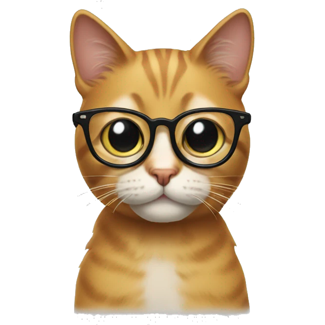 cat with glasses emoji