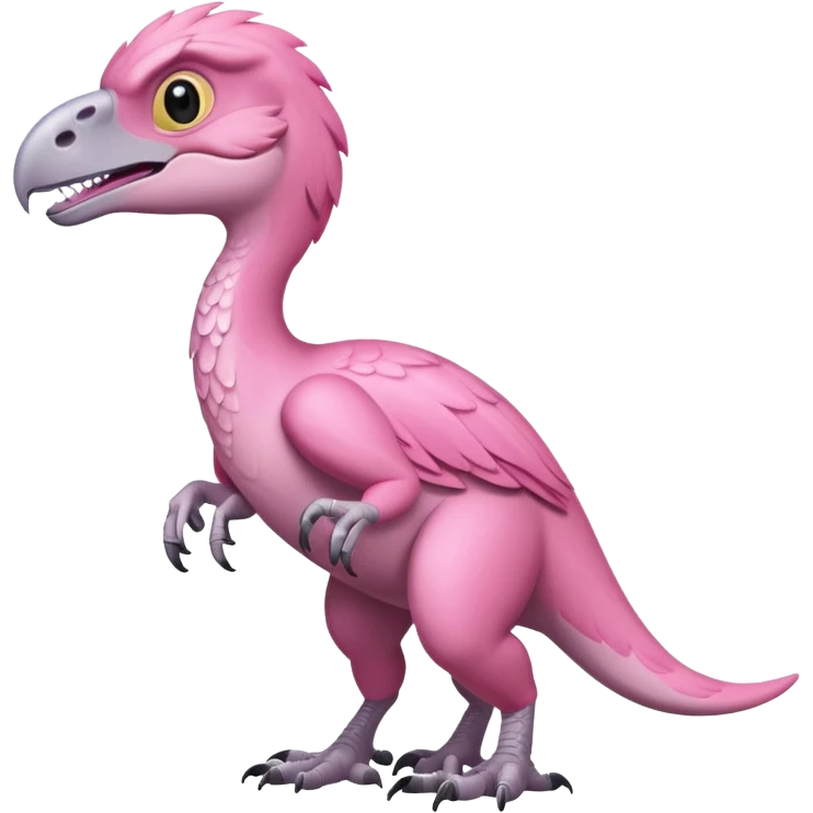 pastel pink raptor  emoji