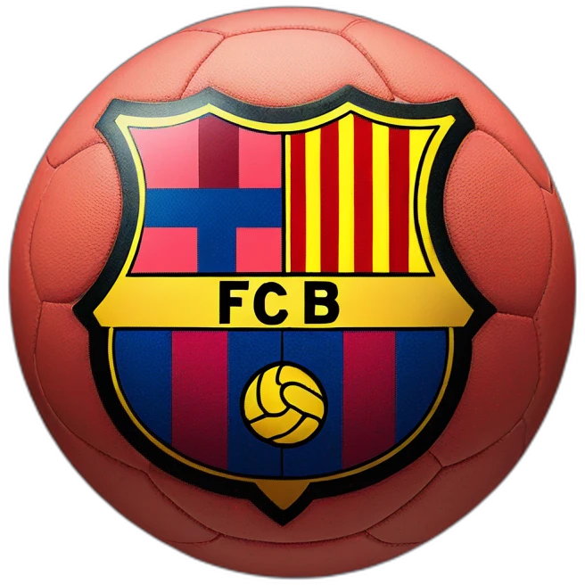 Fc Barcelona ball emoji