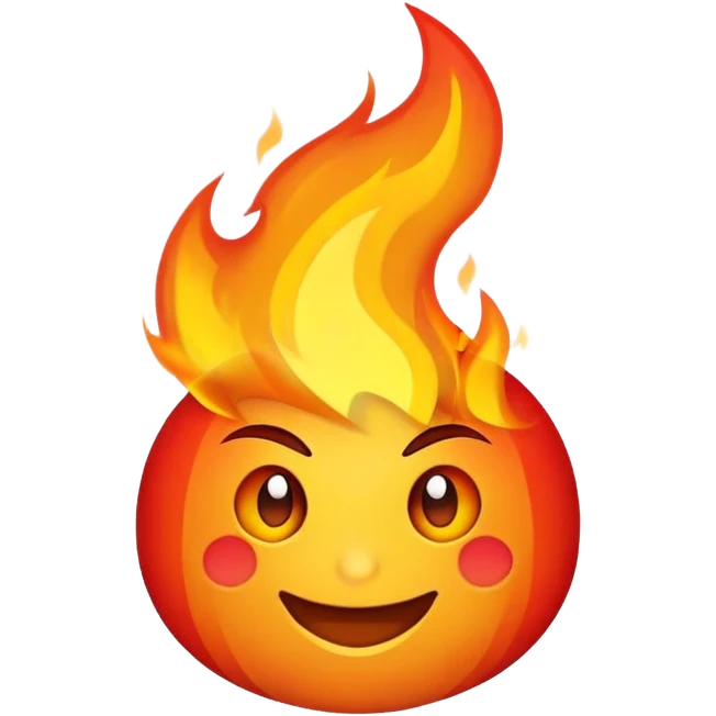 Smirk with fire  emoji