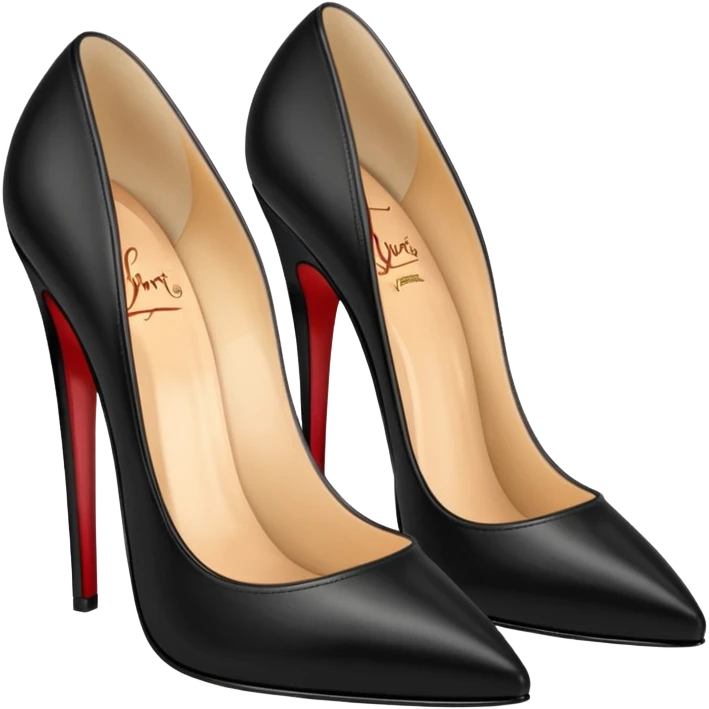 louboutin heels black emoji