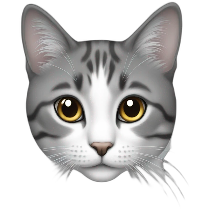 beautiful woman Scotland cat grey white emoji