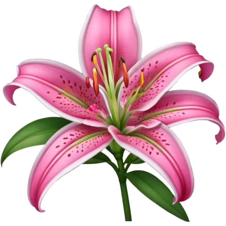 Stargazer lily emoji