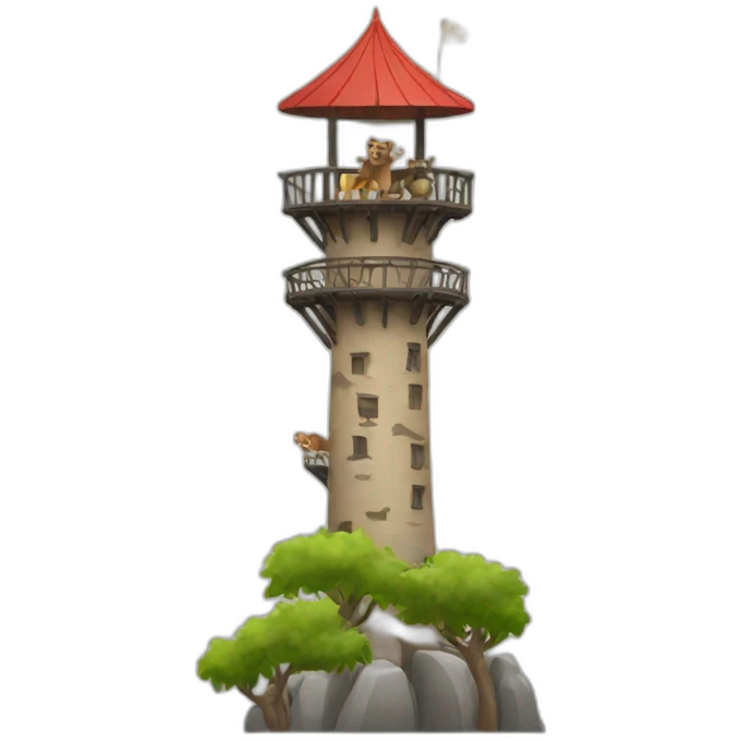 Zoo tower emoji
