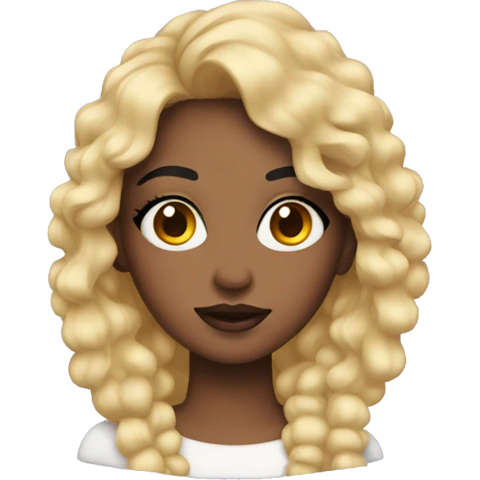 Girl with makeup  emoji