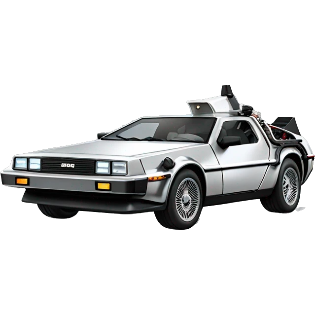 delorean back to future emoji