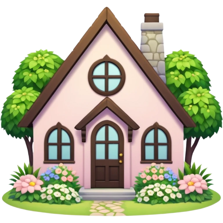 A cottage-core interpretation of the Sims 4 logo emoji