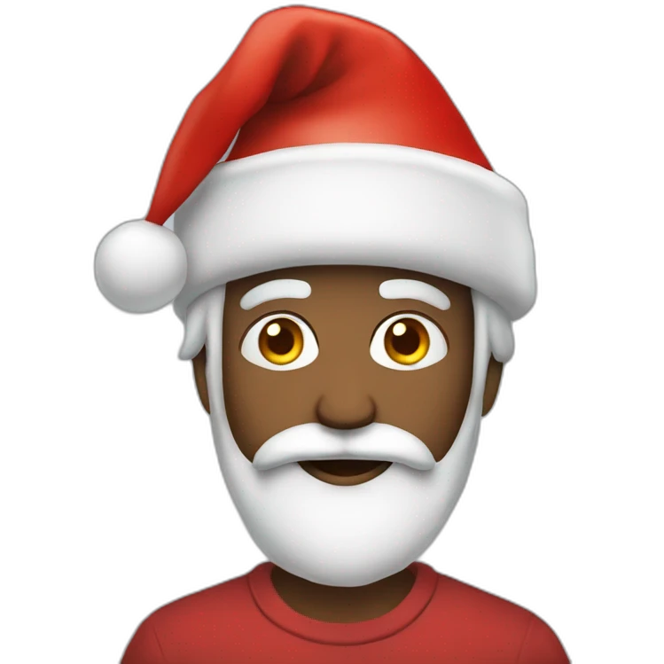 Zerete with a christmas hat emoji