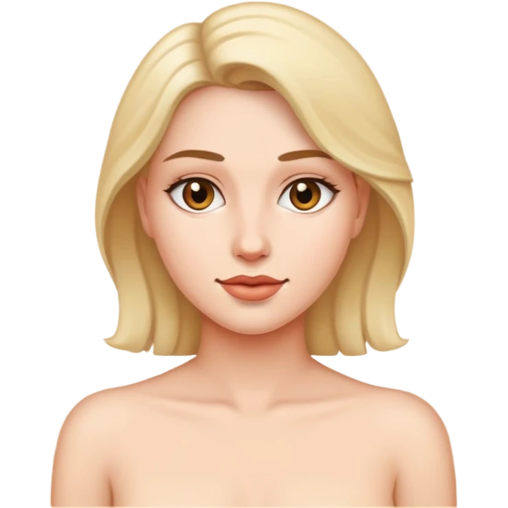 Голая девушка emoji