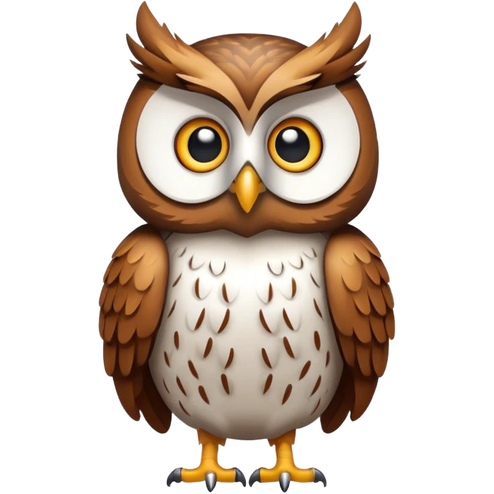 owl full body emoji
