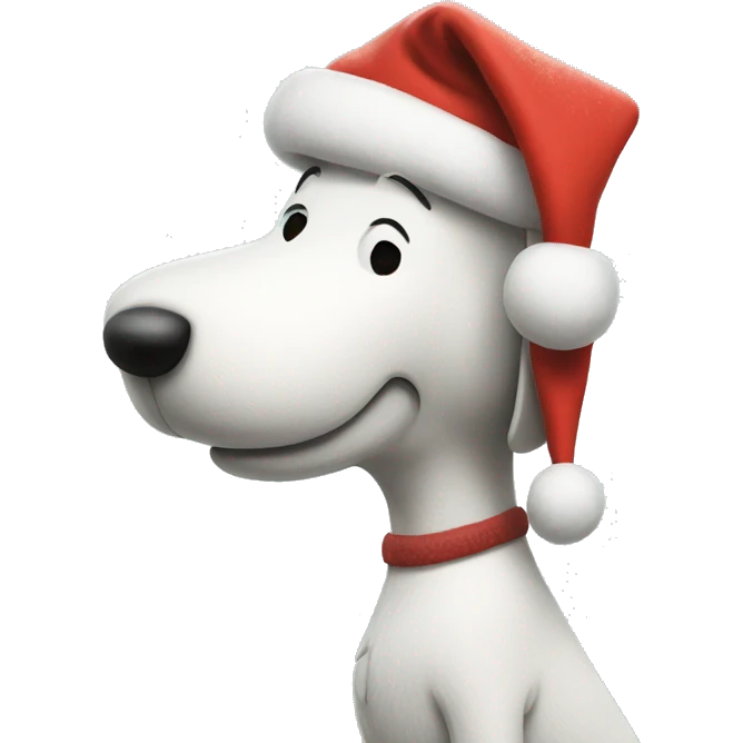 christmas snoopy emoji
