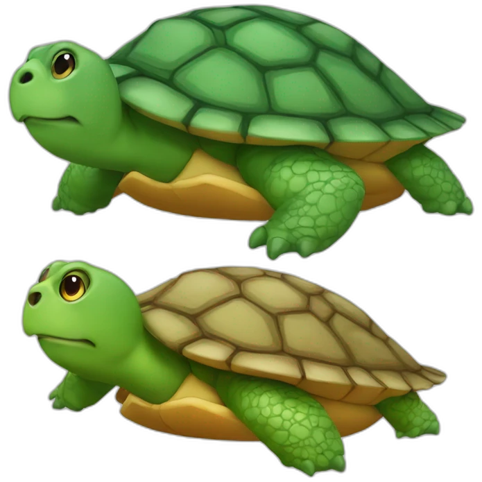 Loutr sur tortue emoji