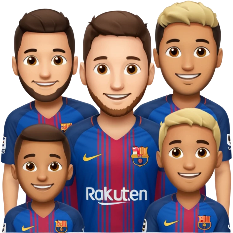 Messi neymar suarex emoji