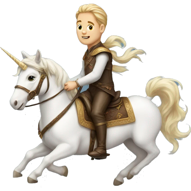 Richard riding unicorn  emoji