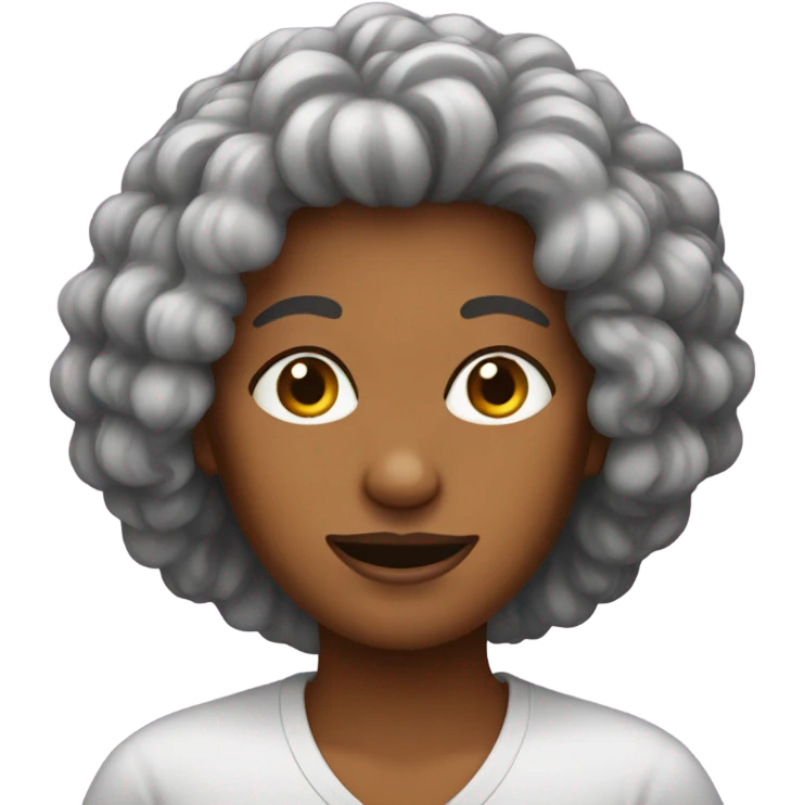 Hairy lady emoji
