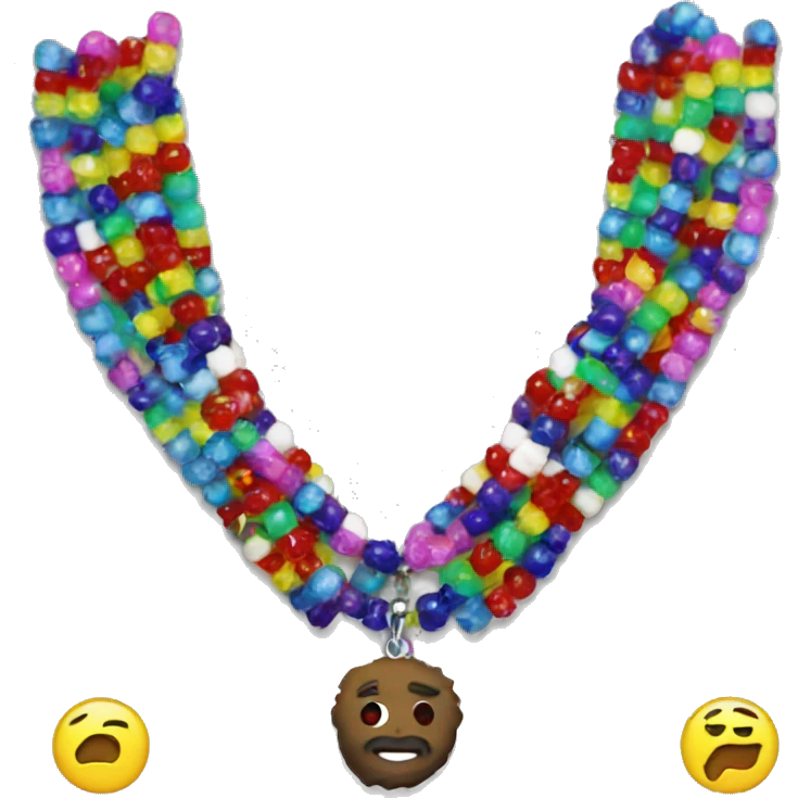 Kandi bracelet emoji
