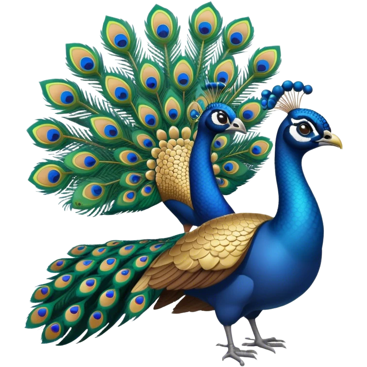 peacock with gun emoji