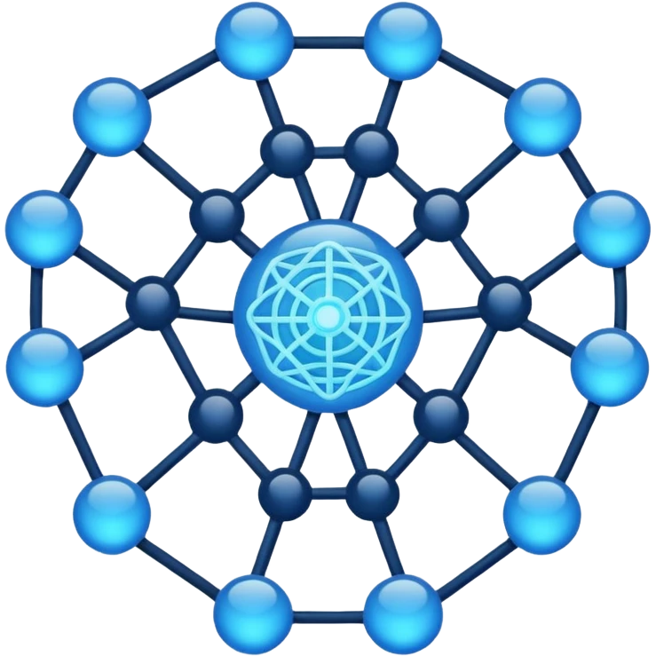 complex network of connected nodes emoji