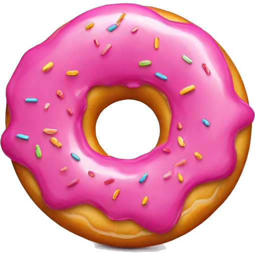 donut with a bite  emoji