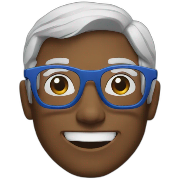 superman with glasses emoji