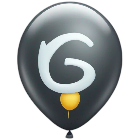 balloon with letters Boss emoji