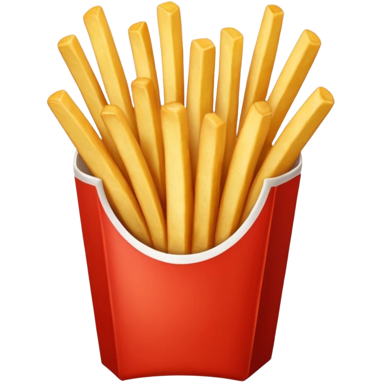 Porzione di patatine grande emoji