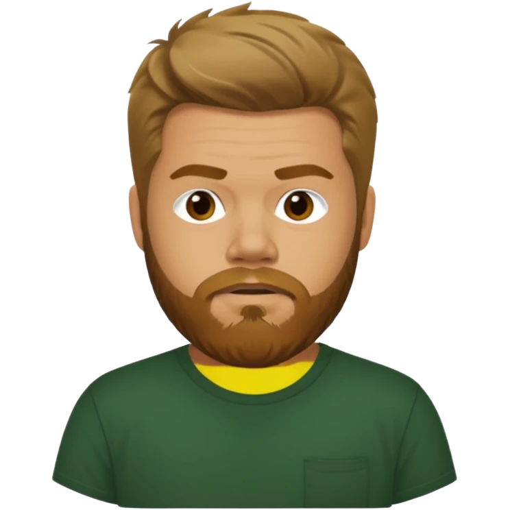 Ryan Dunn with dark green shirt  emoji