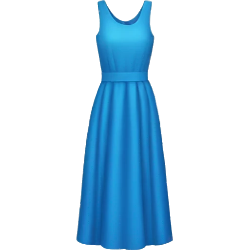 blue dress emoji