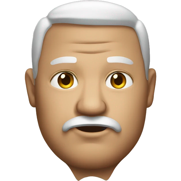 Fat bold man emoji