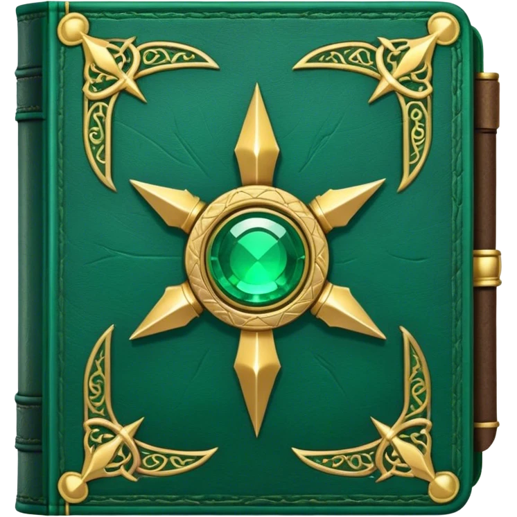 dark emerald Spellbook emoji