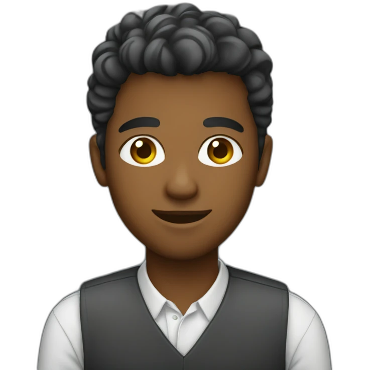 colored young digital project manager emoji
