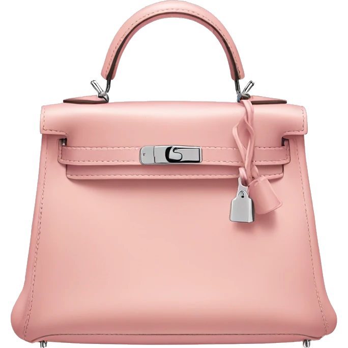 light pink hermes mini kelly purse emoji