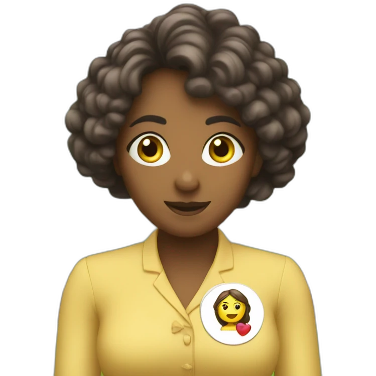 Miss is explaining English in the park  emoji