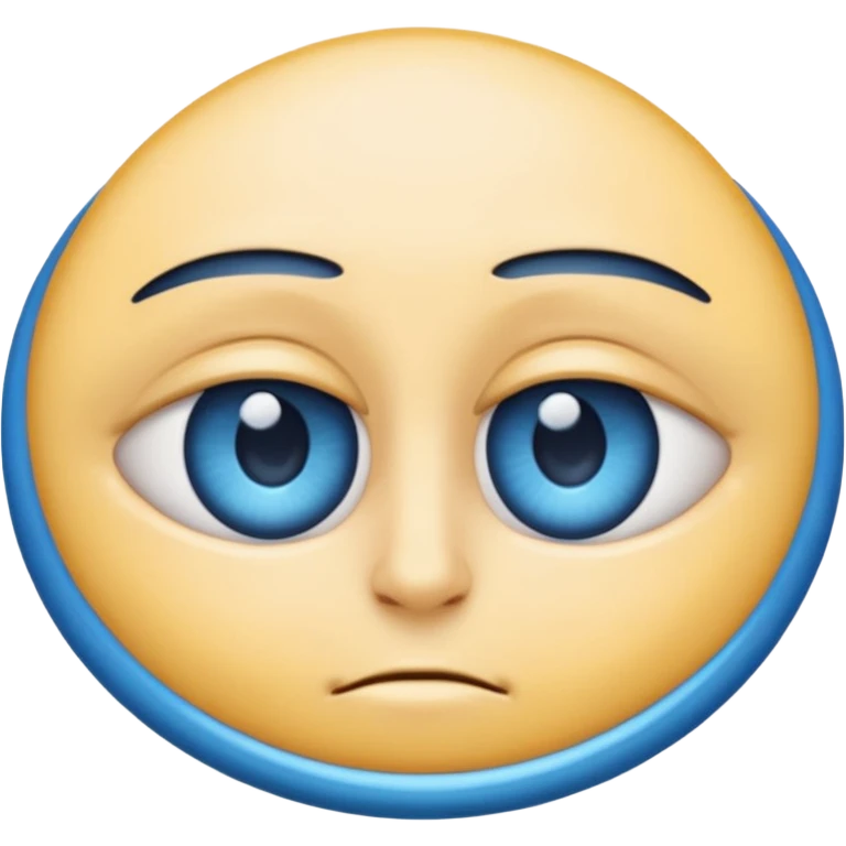 standard eye emoji with eyelid closed, as if blinking emoji