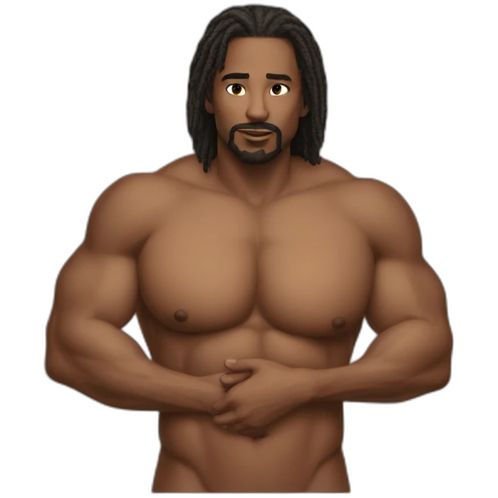 big-posing-cover-nipples-sfw emoji