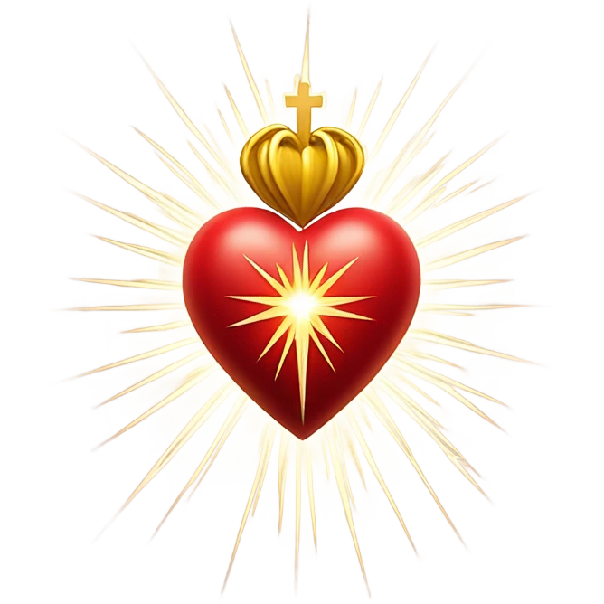 Christian Sacred Heart emoji